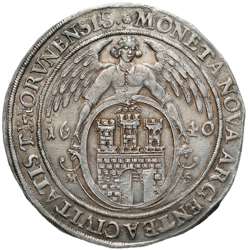 Władysław IV Waza. Talar 1640, Toruń NGC MS62 (MAX) Wyśmienity, jedyny MS